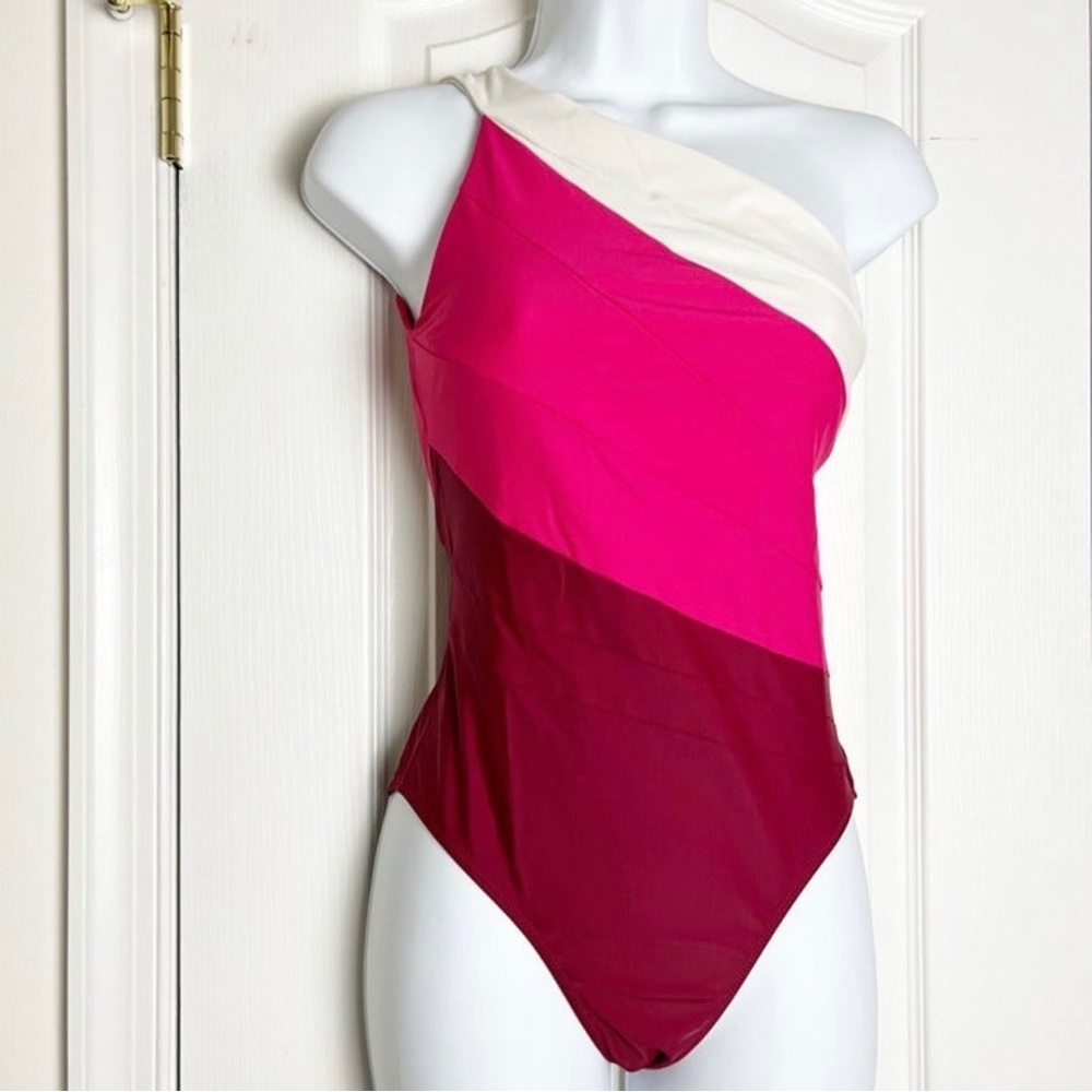 Summersalt The Sidestroke Spritz & Strawberry & White Sand BathingSuit Size 4